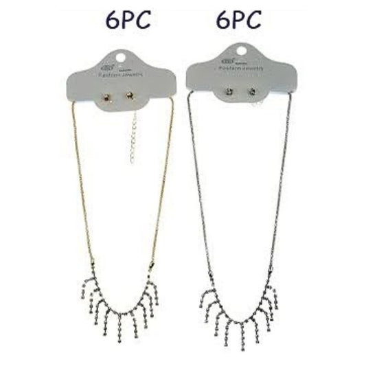 Rhinestone Necklace Set