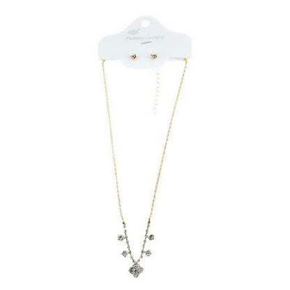 Rhinestone Necklace Set