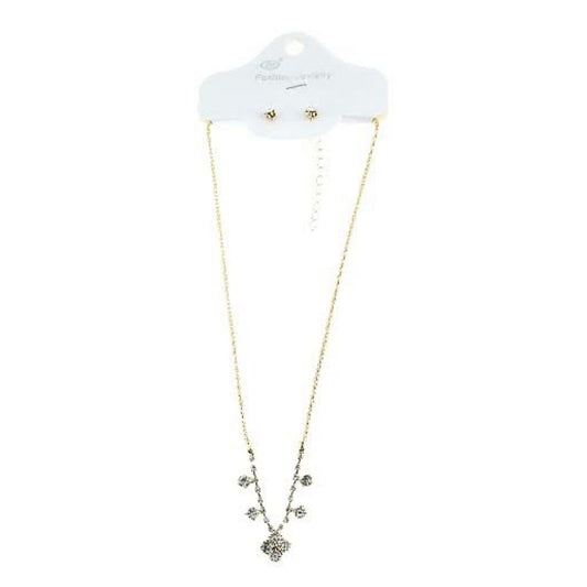 Rhinestone Necklace Set
