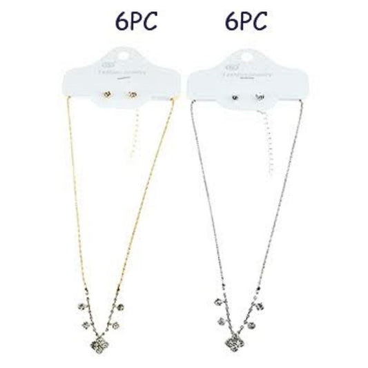 Rhinestone Necklace Set