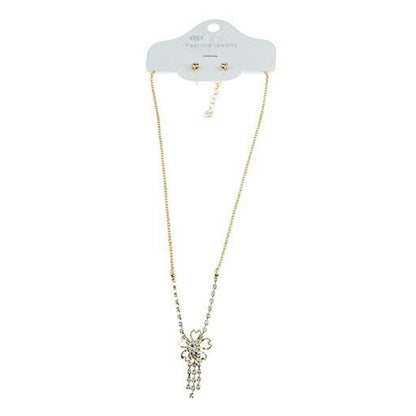 JAN23554 - Rhinestone Necklace Set