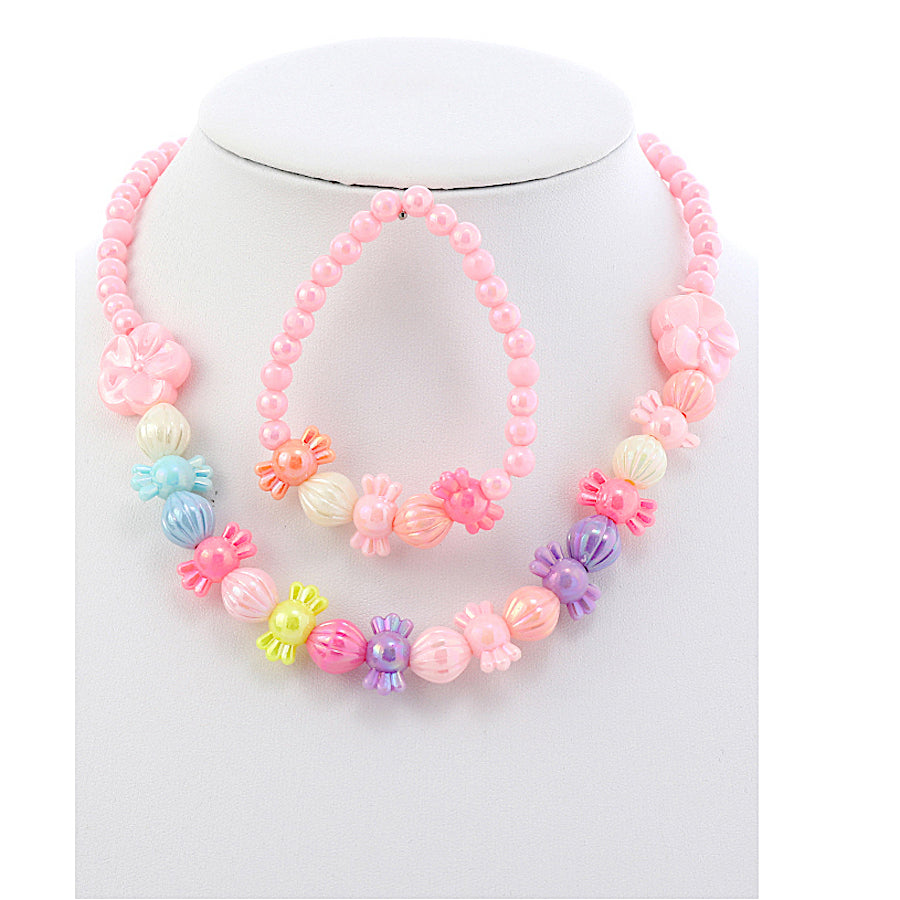 JAN43225 - Candy Necklace & Bracelet Set