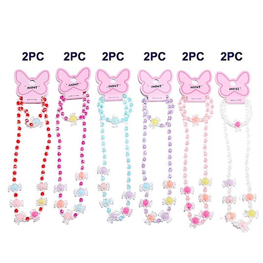 JAN43255 - Candy Necklace & Bracelet Set