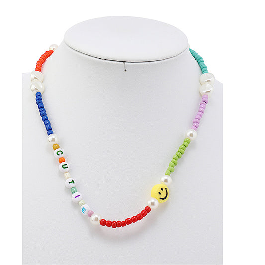 JAN43355 - Beaded Word Necklace