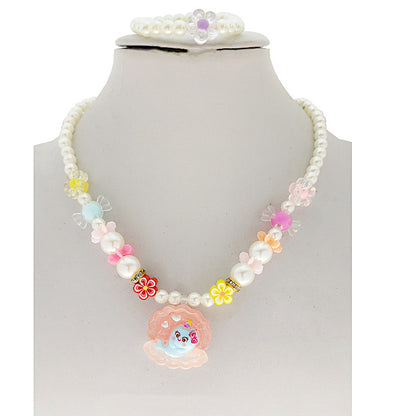Kids Sea Life Necklace & Bracelet Set