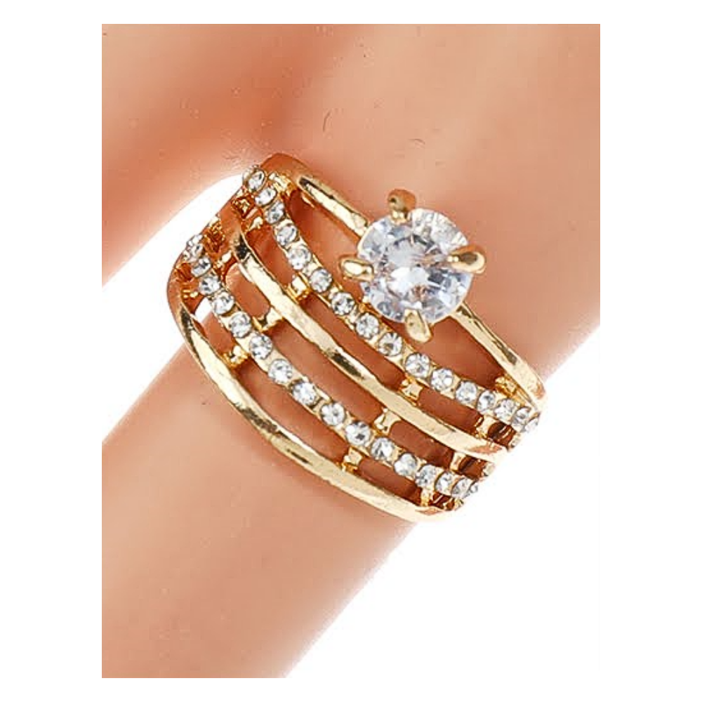 JAR38656 - CZ Line Ring