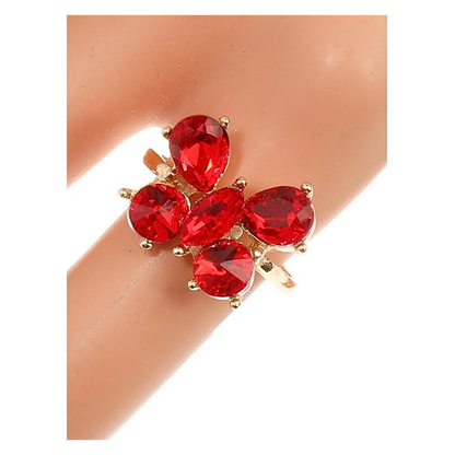 JAR43583 - Crystal Butterfly Ring