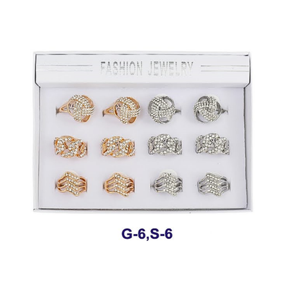 JAR43789 - Assorted Pavé Ring