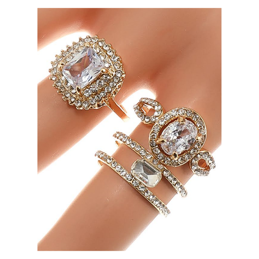 JAR44381 - Halo Gemstone Ring