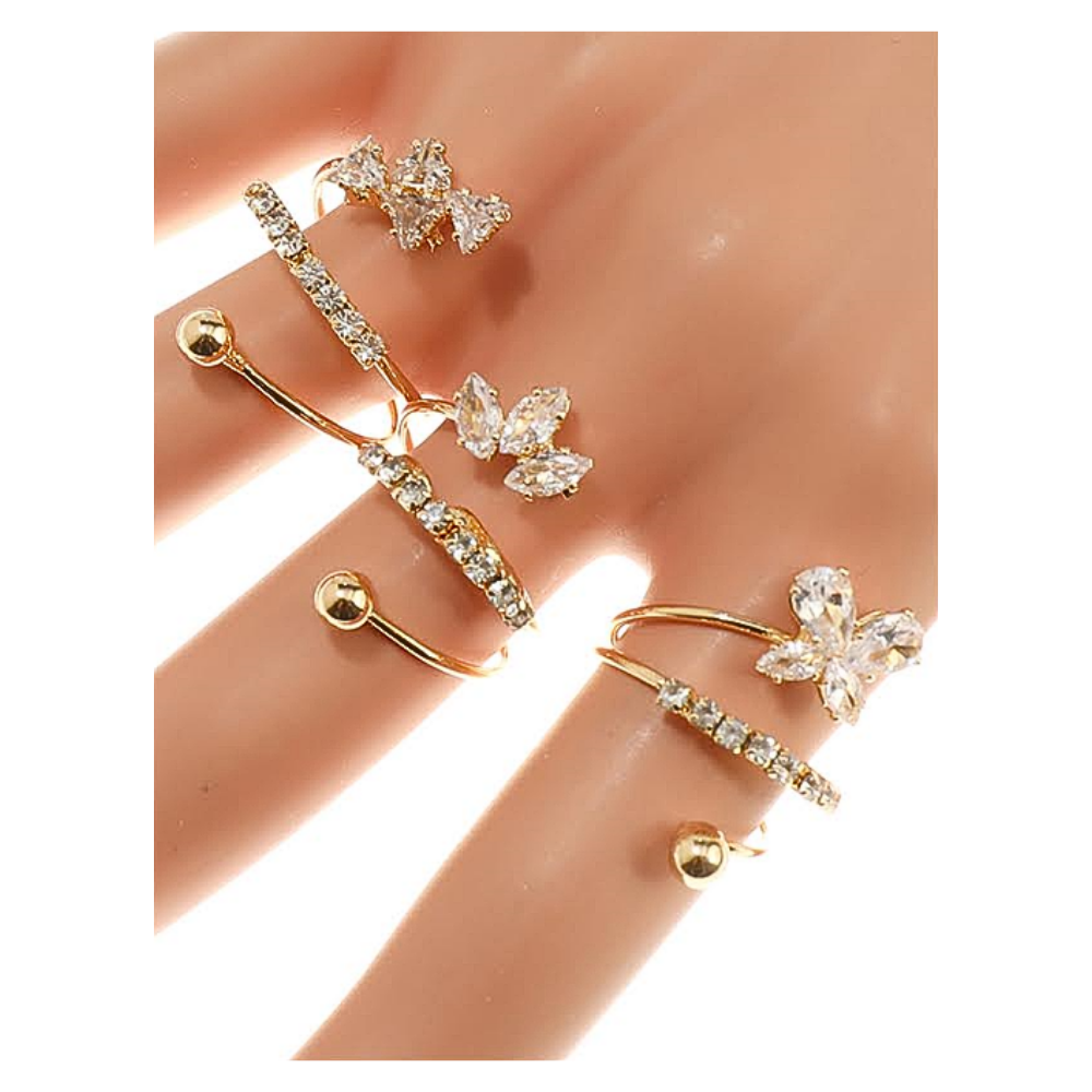JAR44385 - Crystal Twist Ring