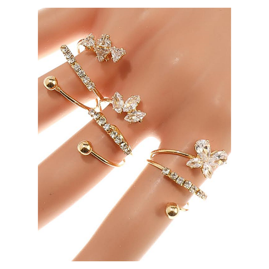 JAR44385 - Crystal Twist Ring