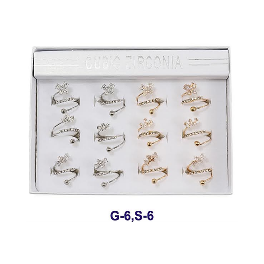 JAR44385 - Crystal Twist Ring