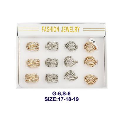 JAR44940 - Assorted Rhinestone Ring