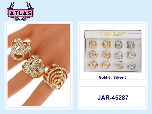 JAR45287 - Assorted Pavé Ring