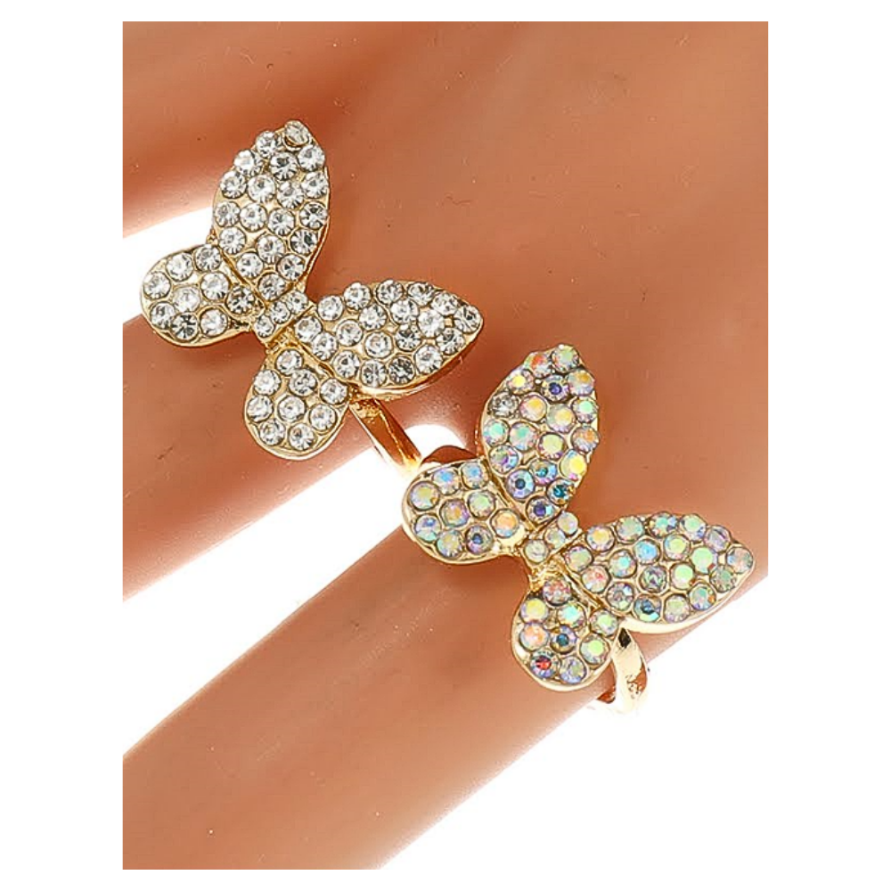 JAR45712 - Pavé Butterfly Ring