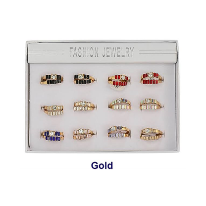 JAR45797 - Emerald Cut 2 Piece Ring Set