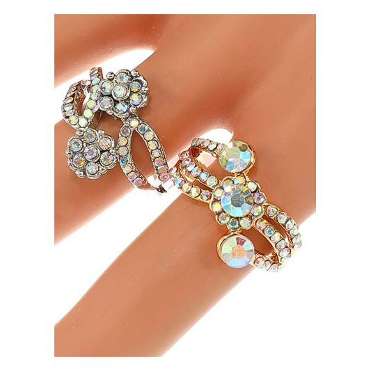 JAR46019 - Rhinestone Ring