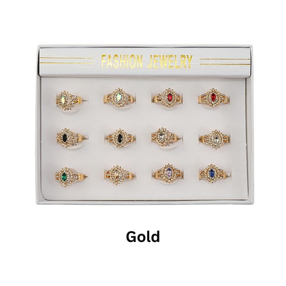 JAR46205 - Halo Gemstone Ring