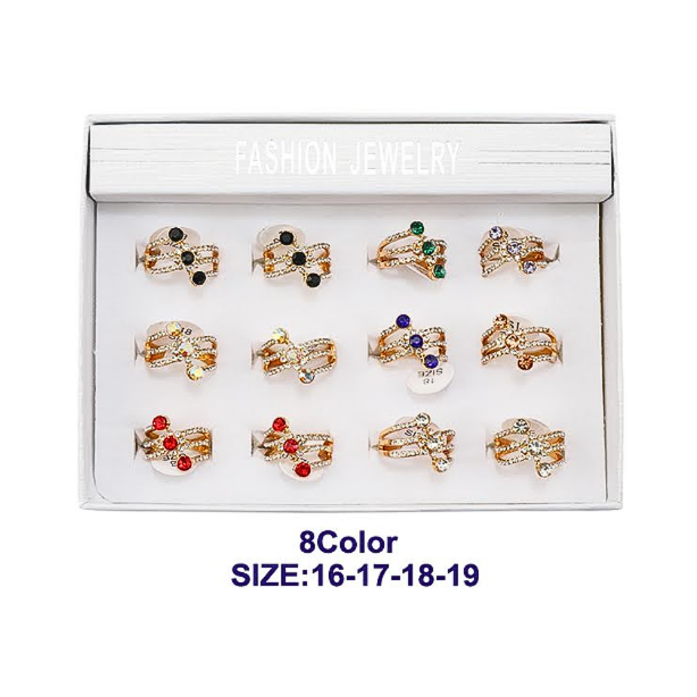 JAR46212 - Gemstone Twist Ring