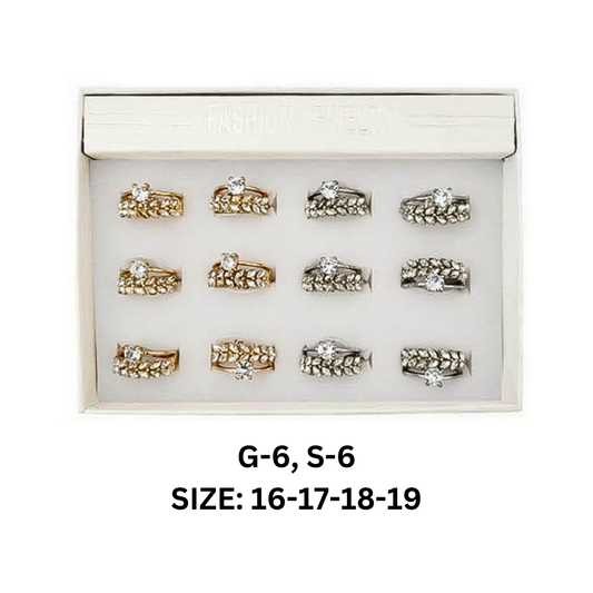 JAR46432 - Diamond Leaf Ring