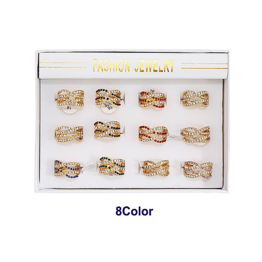 JAR46764 - Multi Line Twist Ring
