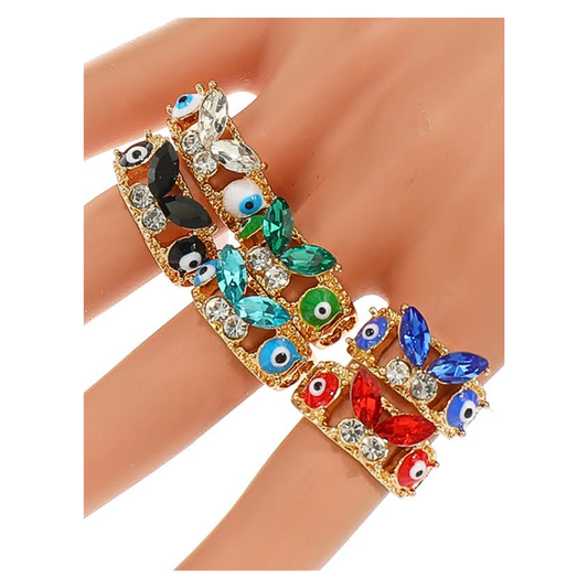 JAR47097 - Evil Eye Butterfly Ring