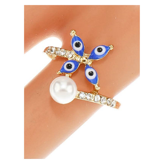 JAR47098 - Evil Eye Twist Ring