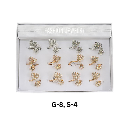 JAR47101 - Double Butterfly Twist Ring