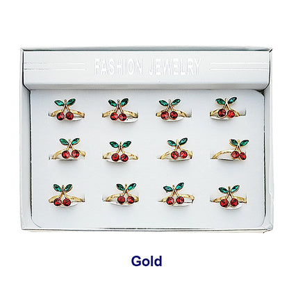JAR49960 - Crystal Cherry Ring