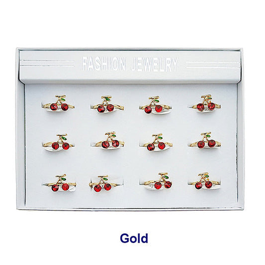 JAR49963 - Crystal Cherry Ring