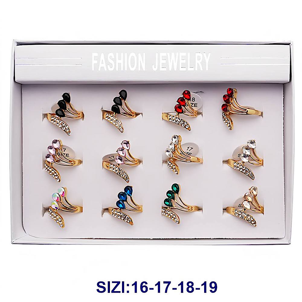 Crystal Cluster Twist Ring