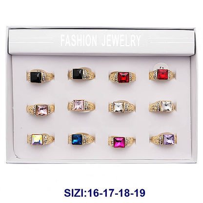 Square Stone Cocktail Ring