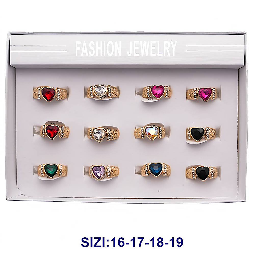 Heart Stone Cocktail Ring