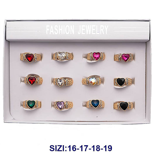 Heart Stone Cocktail Ring