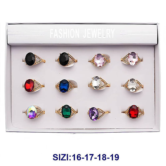 Oval Stone Cocktail Ring