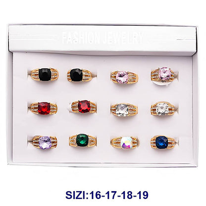 Square Stone Cocktail Ring