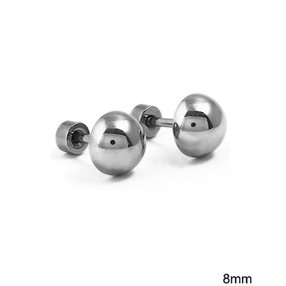 JBP29860 - 8MM Stainless Steel Ball Earring