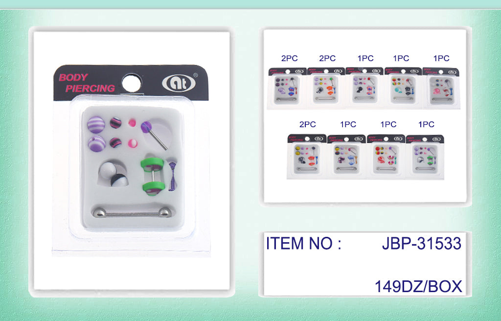 JBP31533 - Body Piercing Jewelry Set