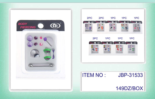 JBP31533 - Body Piercing Jewelry Set