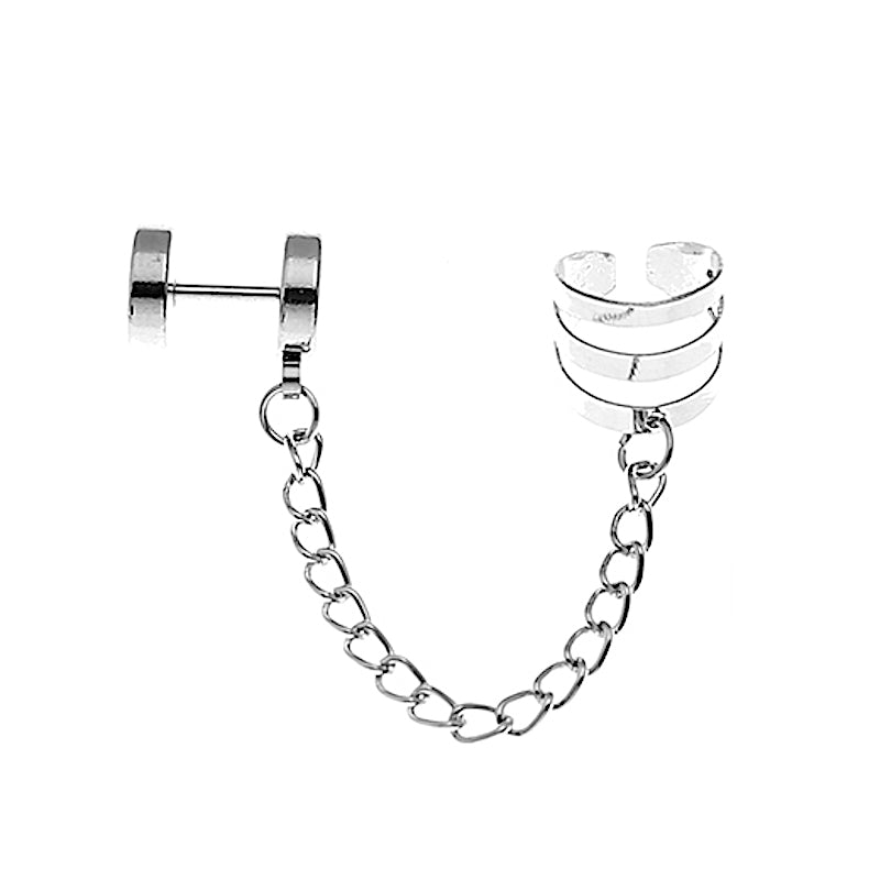 JBP35978 - Silver Ear Cuff Chain