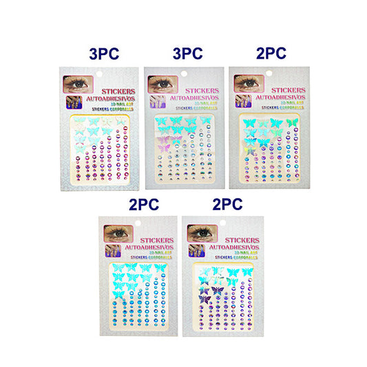 JBP48932 - Butterfly Adhesive Face Gem