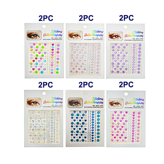 JBP48935 - Heart Adhesive Face Gem