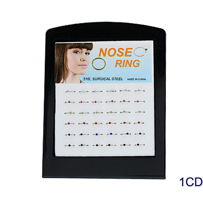 36 PCS Assorted Nose Rings