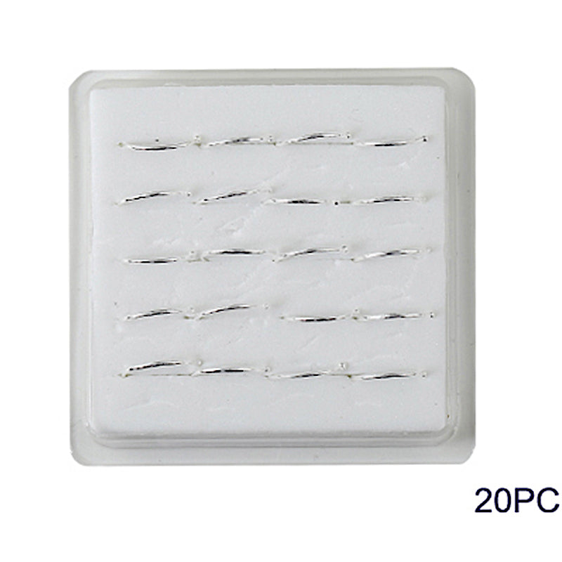 20 PCS 925 Sterling Sliver Nose Rings