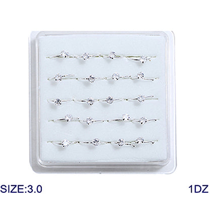 20 PCS Crystal Nose Ring