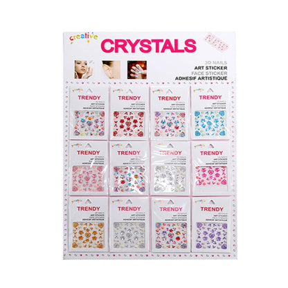 JBP42526 - Festive Adhesive Face Gem Assortment