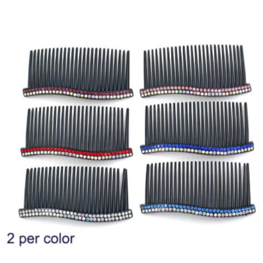 JH30092 - Rhinestone Hair Comb Accessory