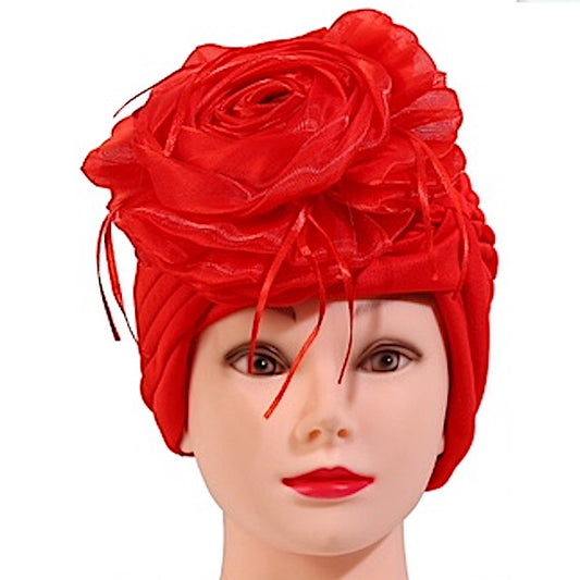 12 PCS Decorative Flower Turban