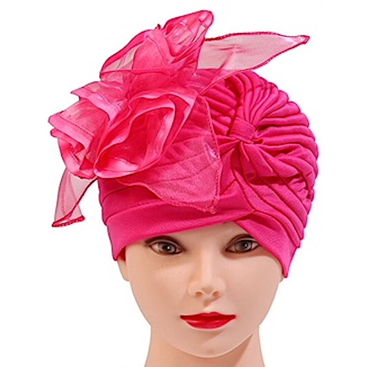 12 PCS Fabric Flower Turban