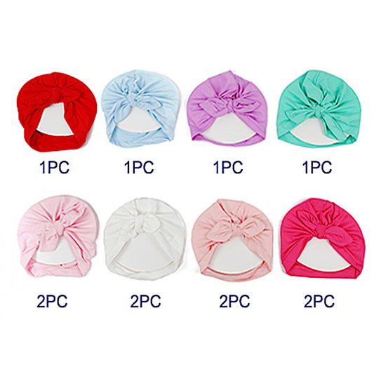 12 PCS Assorted Ribbon Kids Turban